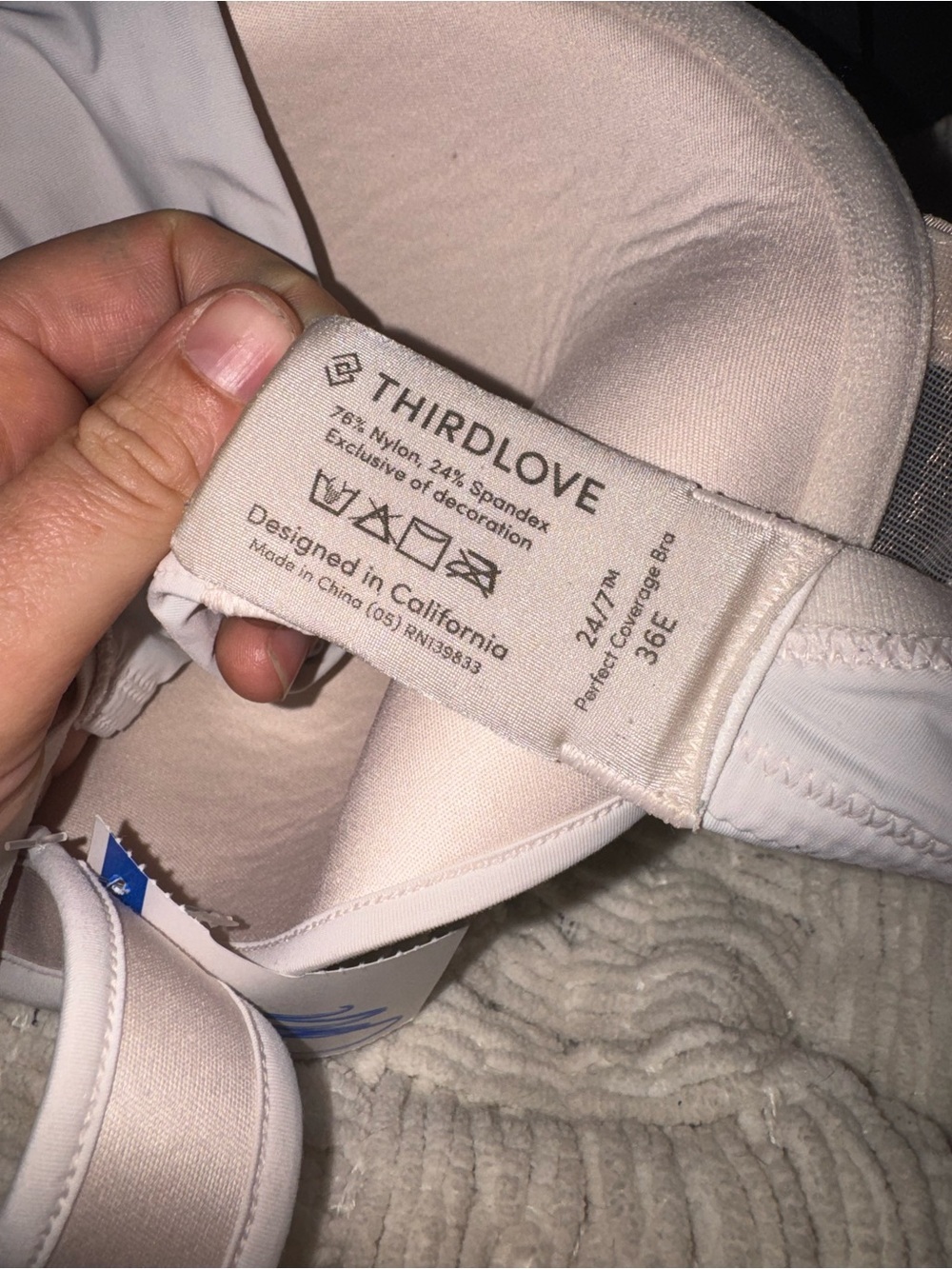 ThirdLove Smooth Underwire Bra in Nude Blush perfect coverage - Picture 5 of 7